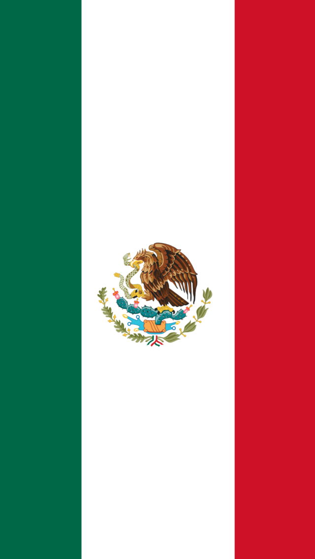 Fondo de pantalla Mexican Flag 640x1136