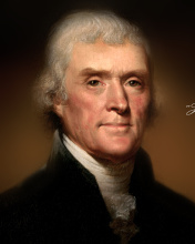 Fondo de pantalla Thomas Jefferson 176x220