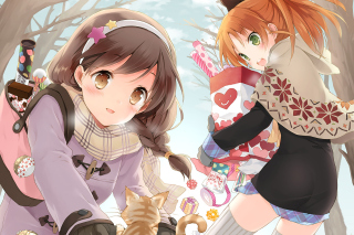 Yua and Sayuki Ayase in Your Diary Visual Novel - Obrázkek zdarma pro Fullscreen Desktop 1280x1024