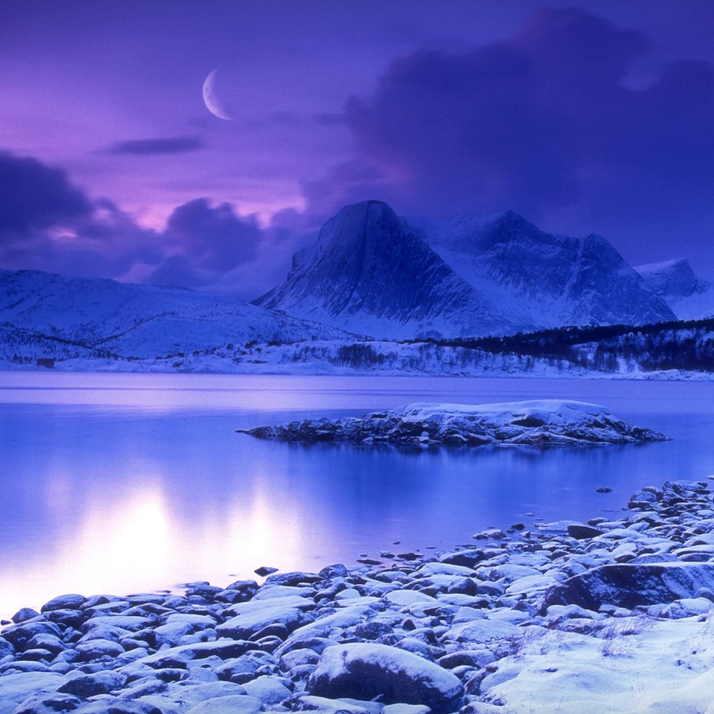 Norway Country Cold Lake wallpaper 1024x1024