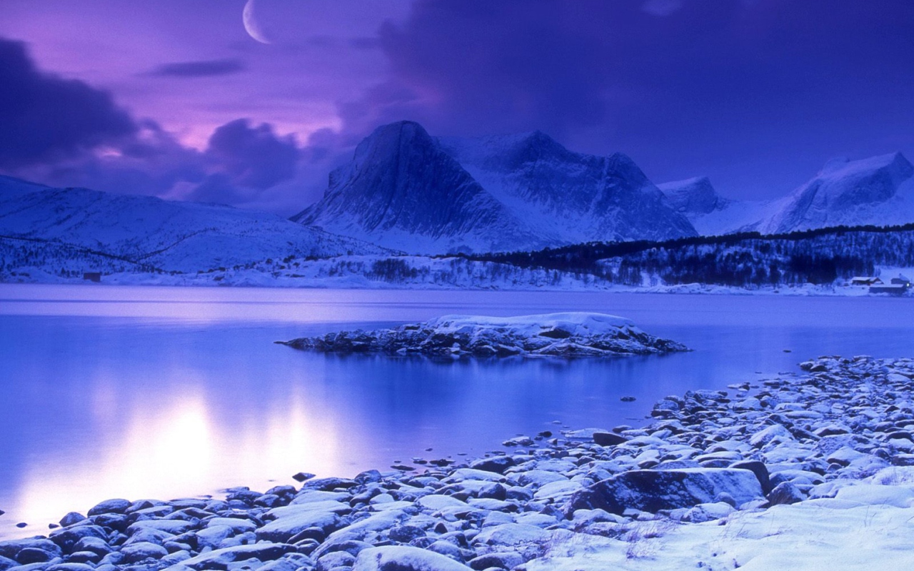 Fondo de pantalla Norway Country Cold Lake 1280x800