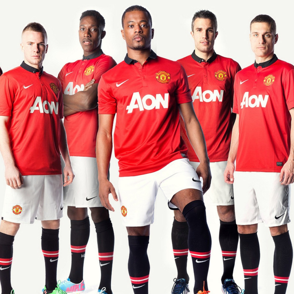 Fondo de pantalla Manchester United Team 2013 1024x1024