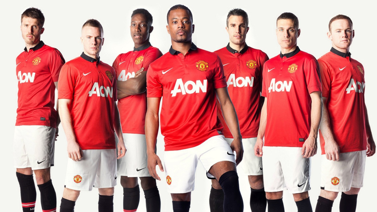 Das Manchester United Team 2013 Wallpaper 1280x720