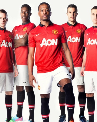 Manchester United Team 2013 - Obrázkek zdarma pro Nokia Asha 306