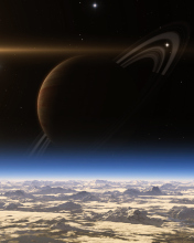 Fondo de pantalla Saturn - Planet with Ring 176x220