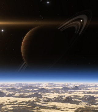 Saturn - Planet with Ring - Obrázkek zdarma pro 768x1280