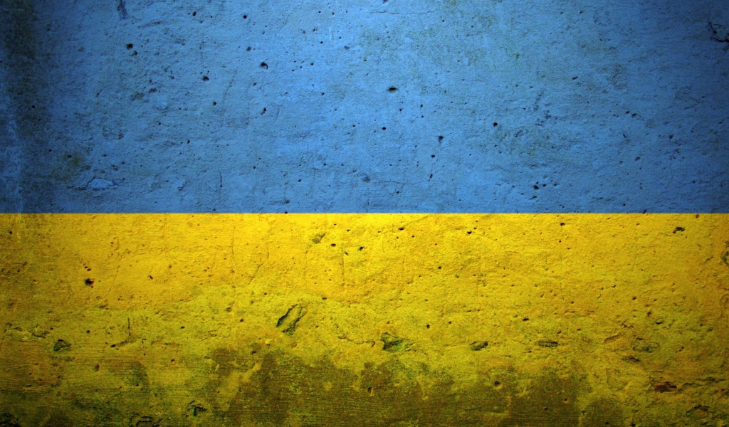 Ukraine Flag wallpaper 1024x600