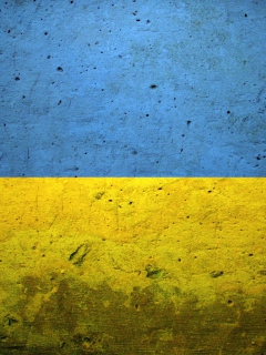 Sfondi Ukraine Flag 240x320