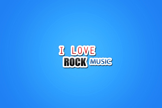 I Love Rock Music - Obrázkek zdarma pro Motorola DROID