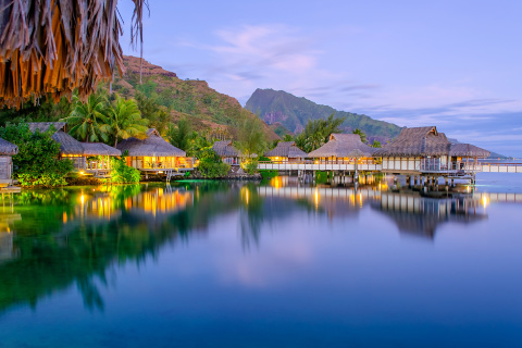 French Polynesia Beach Resort screenshot #1 480x320