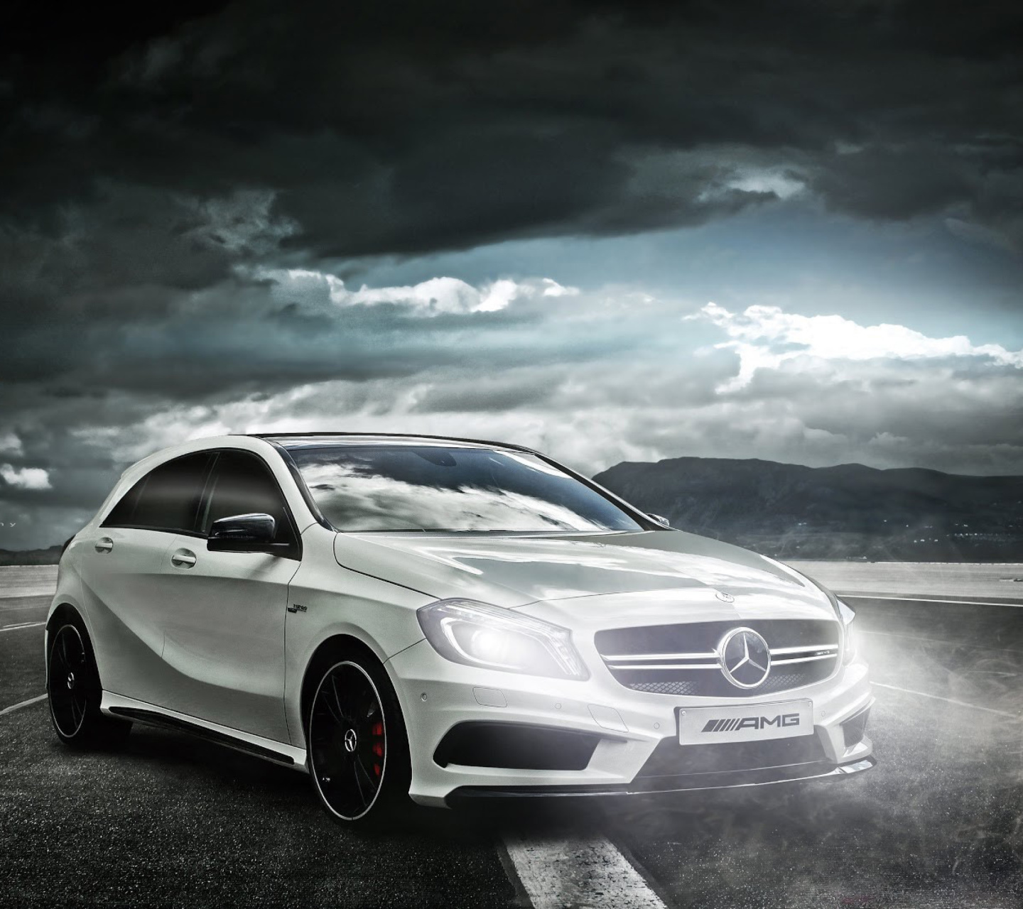 Das Mercedes AMG A45 Wallpaper 1440x1280