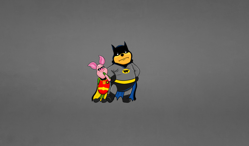 Das Batman And Robin Wallpaper 1024x600