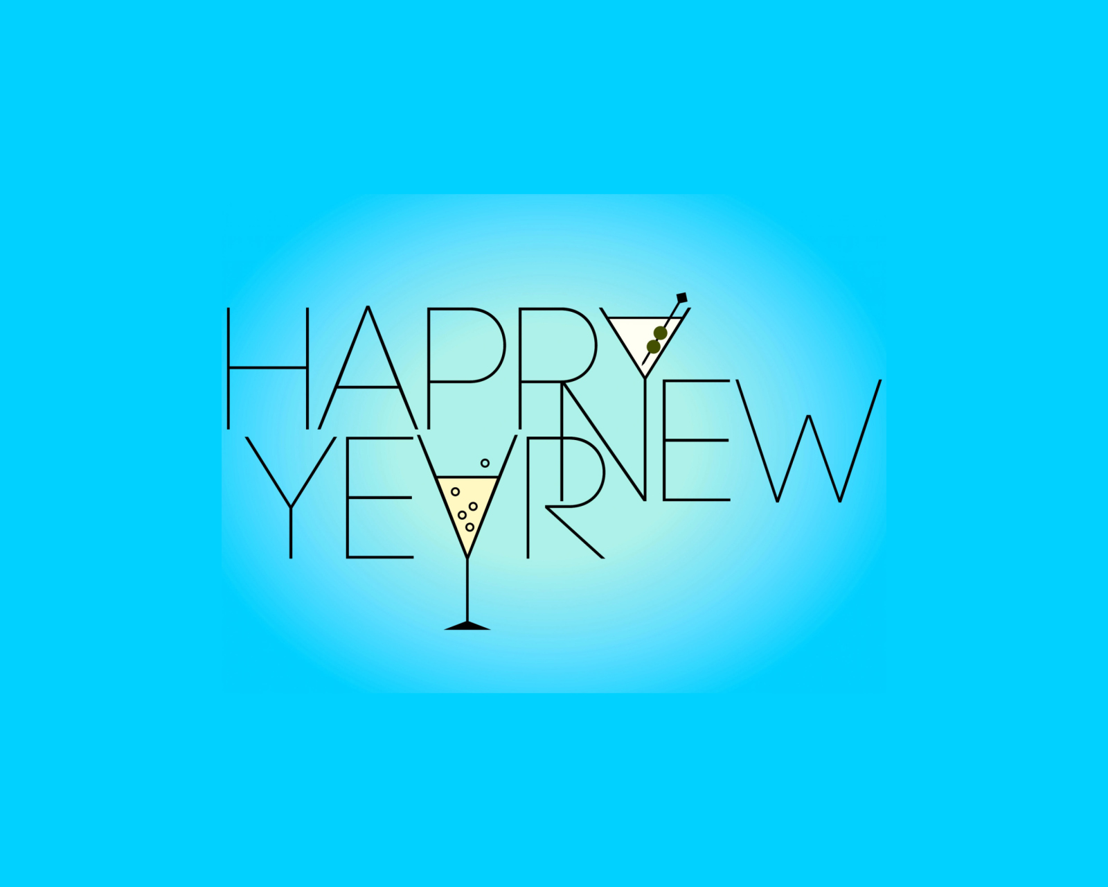 Das New Year's Greeting 2013 Wallpaper 1600x1280