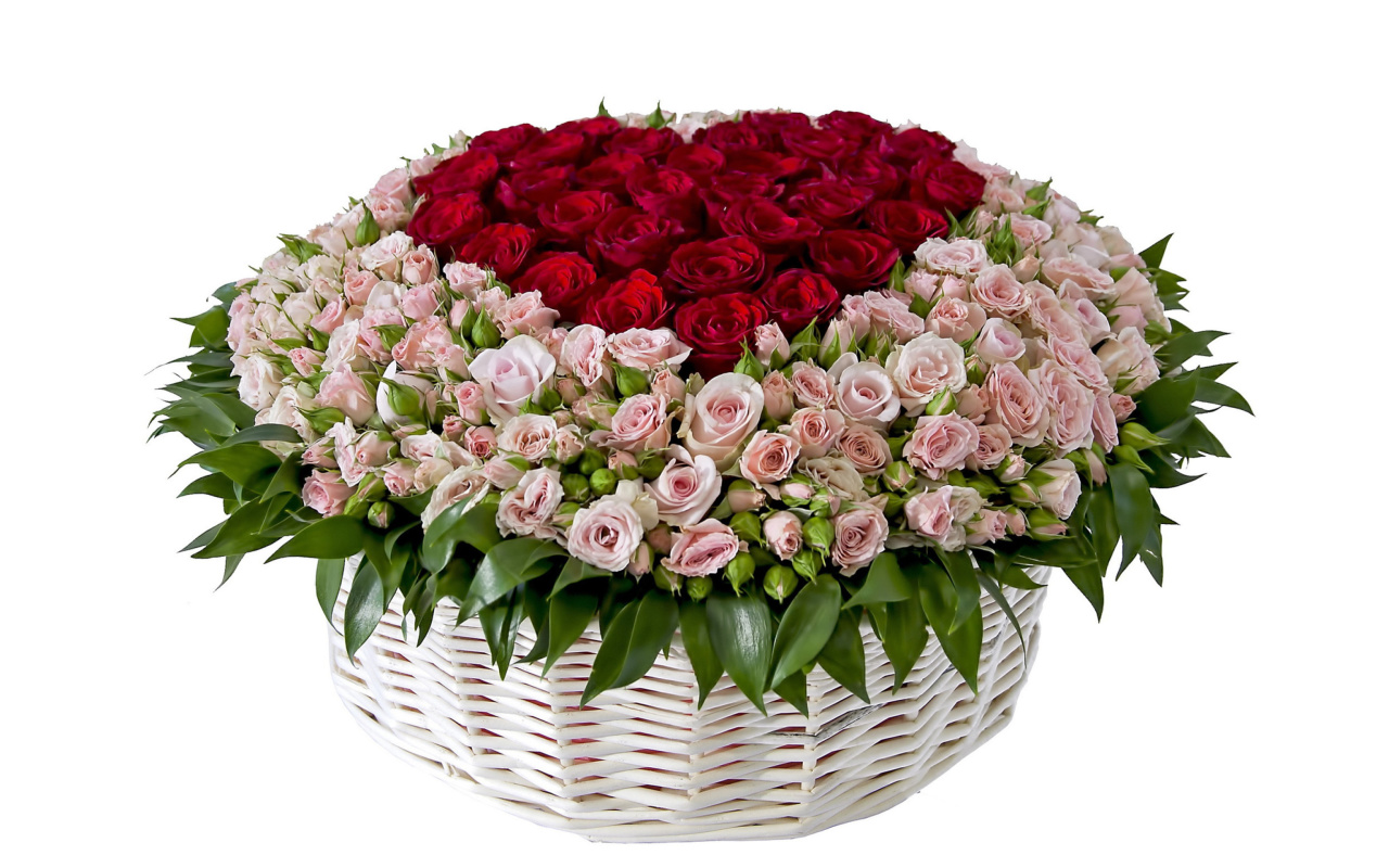 Screenshot №1 pro téma Basket of Roses from Florist 1280x800