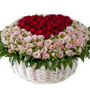 Обои Basket of Roses from Florist 128x128