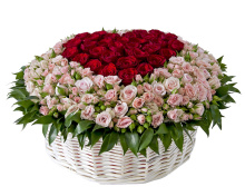 Fondo de pantalla Basket of Roses from Florist 220x176