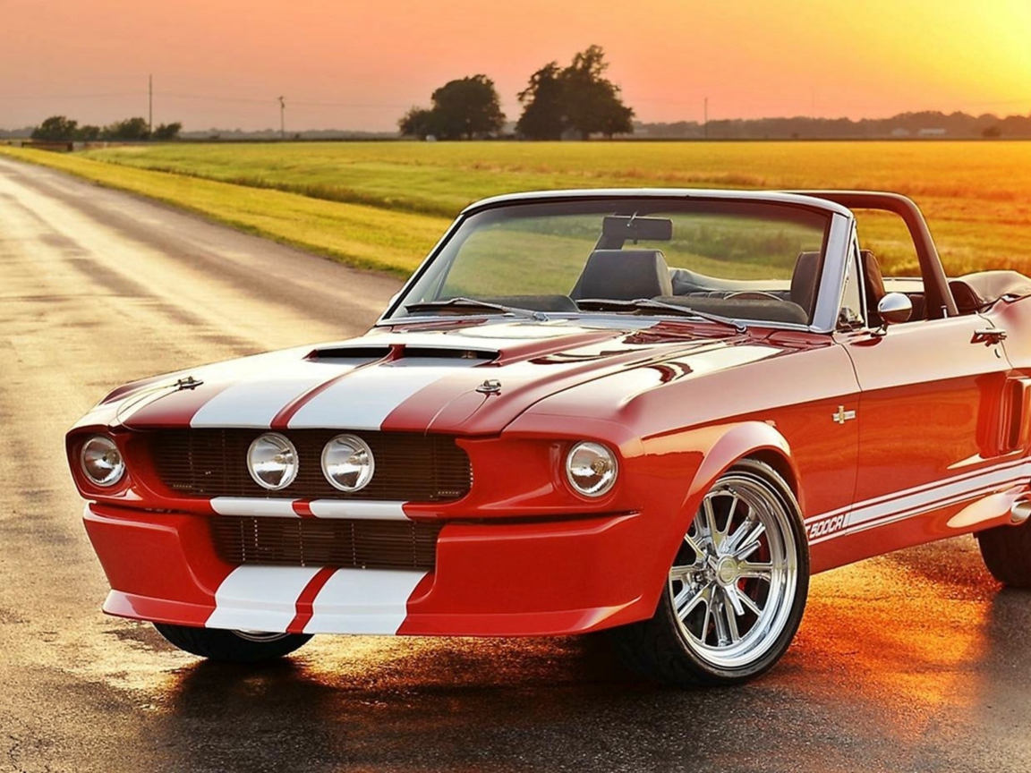 1965 Ford Mustang Convertible wallpaper 1152x864