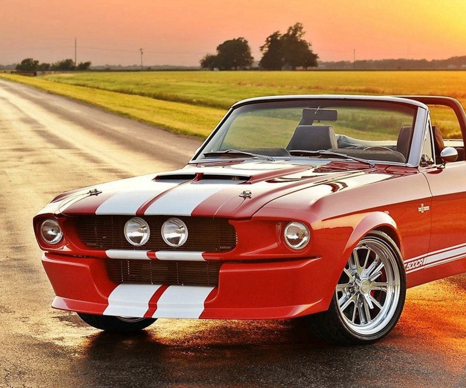 Das 1965 Ford Mustang Convertible Wallpaper 960x800