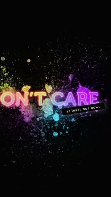 Screenshot №1 pro téma I Don't Care 360x640