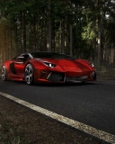 Screenshot №1 pro téma Red Lamborghini 128x160