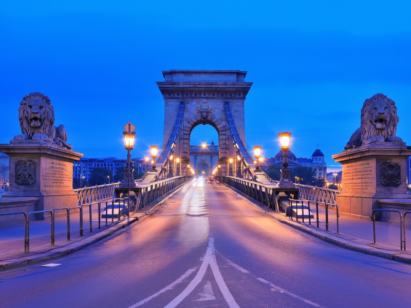 Sfondi Budapest - Chain Bridge 800x600