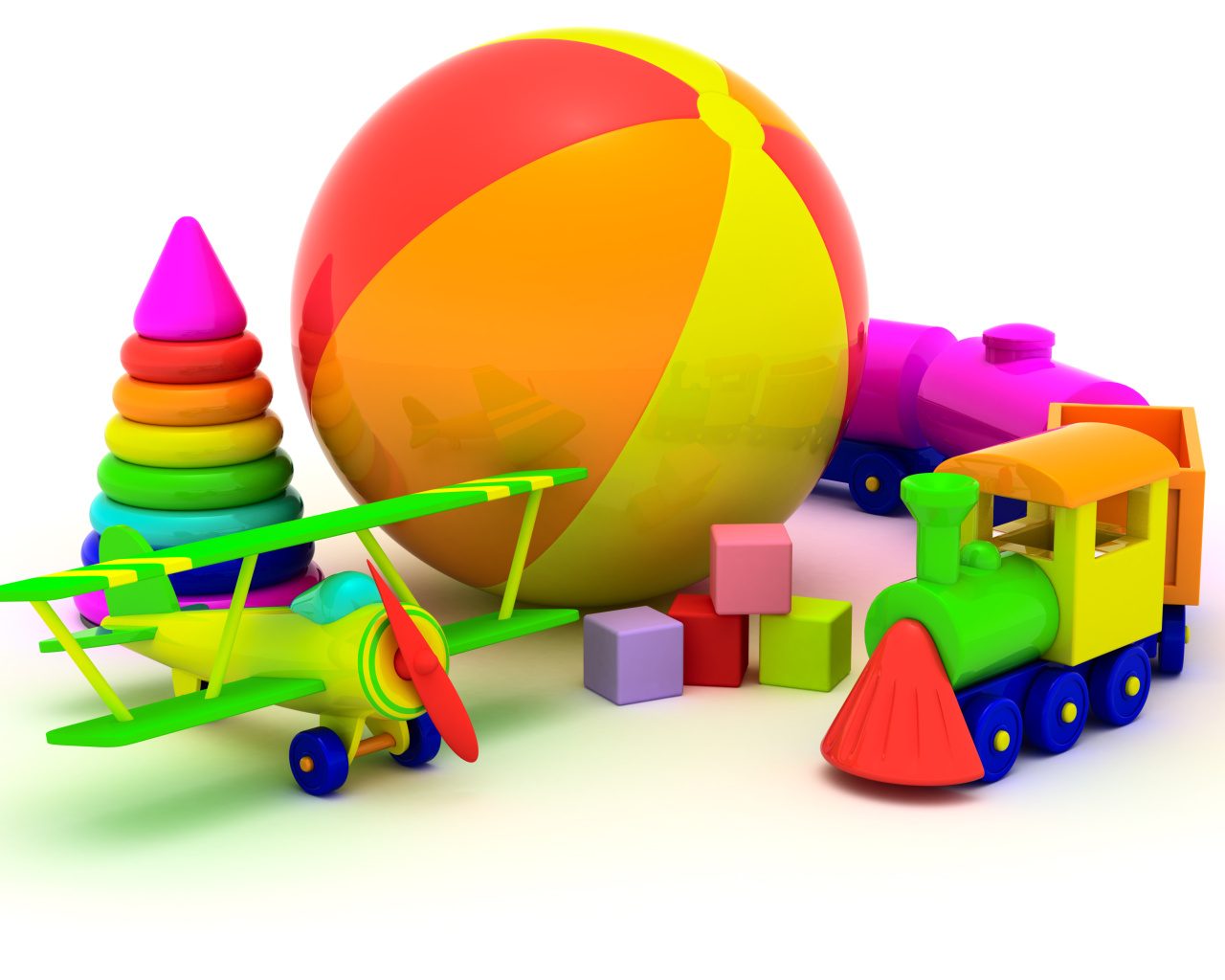 Fondo de pantalla Kids Preschooler Toys 1280x1024
