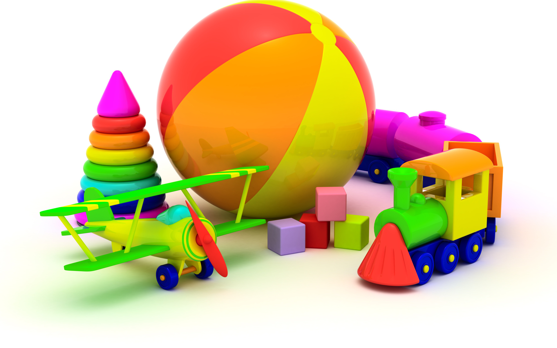 Das Kids Preschooler Toys Wallpaper 1920x1200