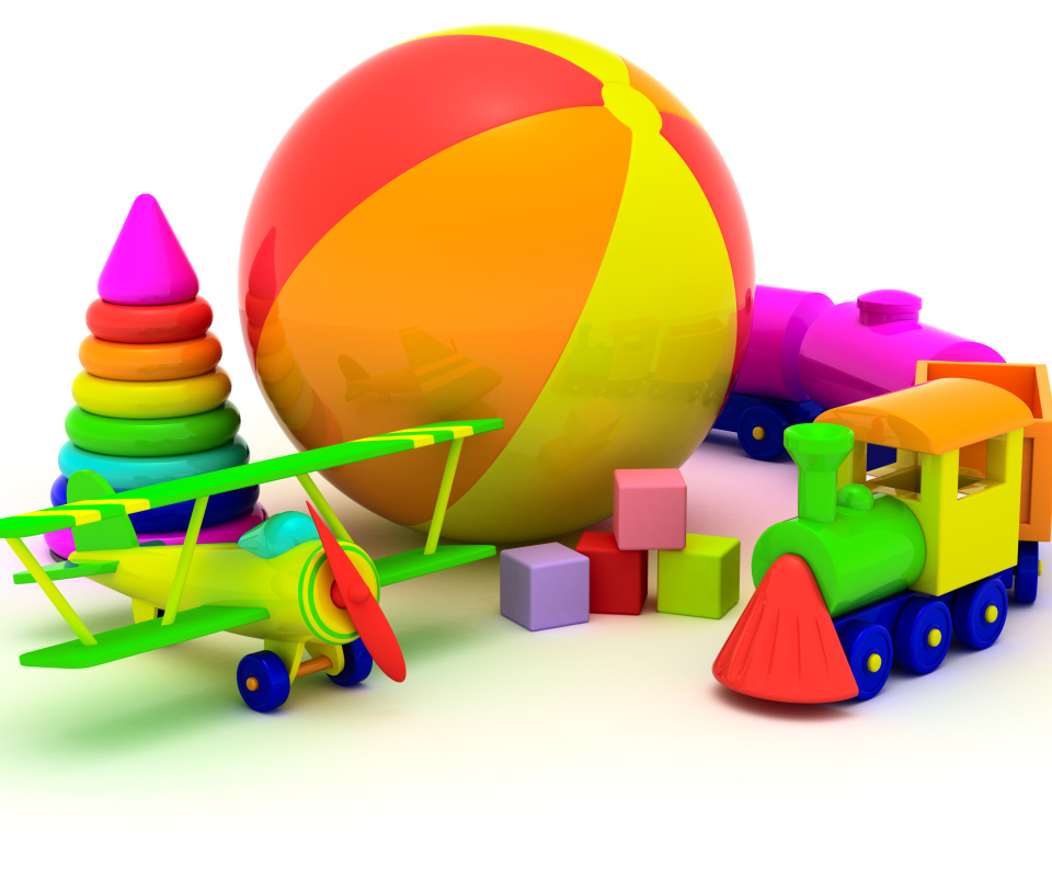 Kids Preschooler Toys wallpaper 960x800