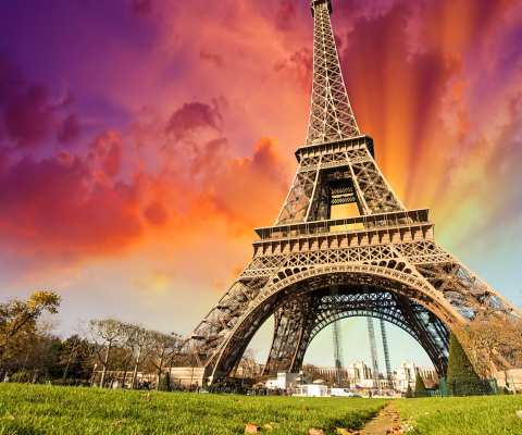 Screenshot №1 pro téma Eiffel Tower 480x400