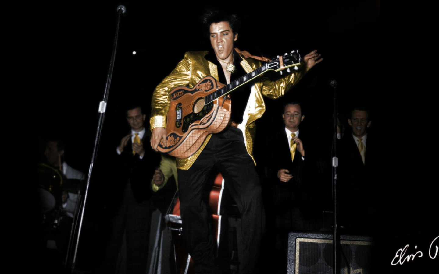 Screenshot №1 pro téma Elvis Presley 1956 1440x900