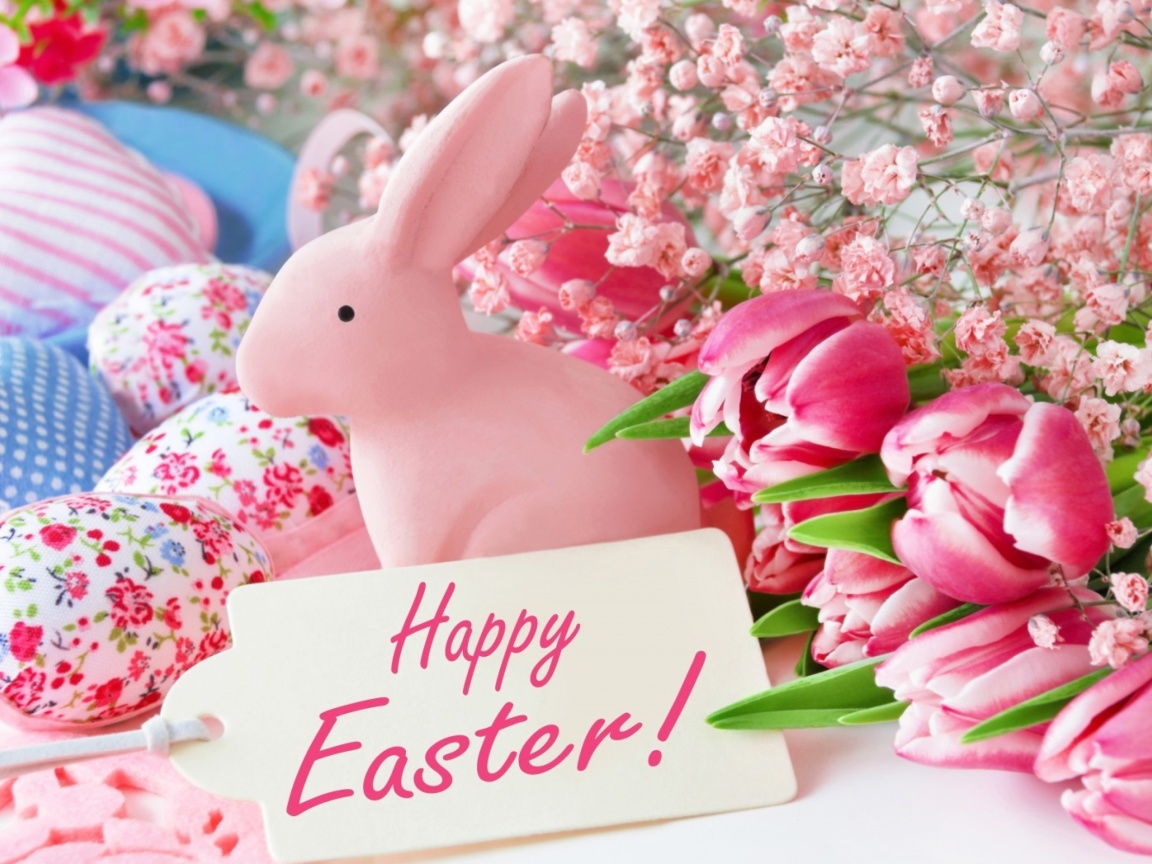 Screenshot №1 pro téma Pink Easter Decoration 1152x864