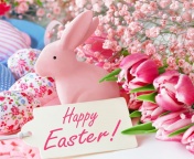 Pink Easter Decoration wallpaper 176x144