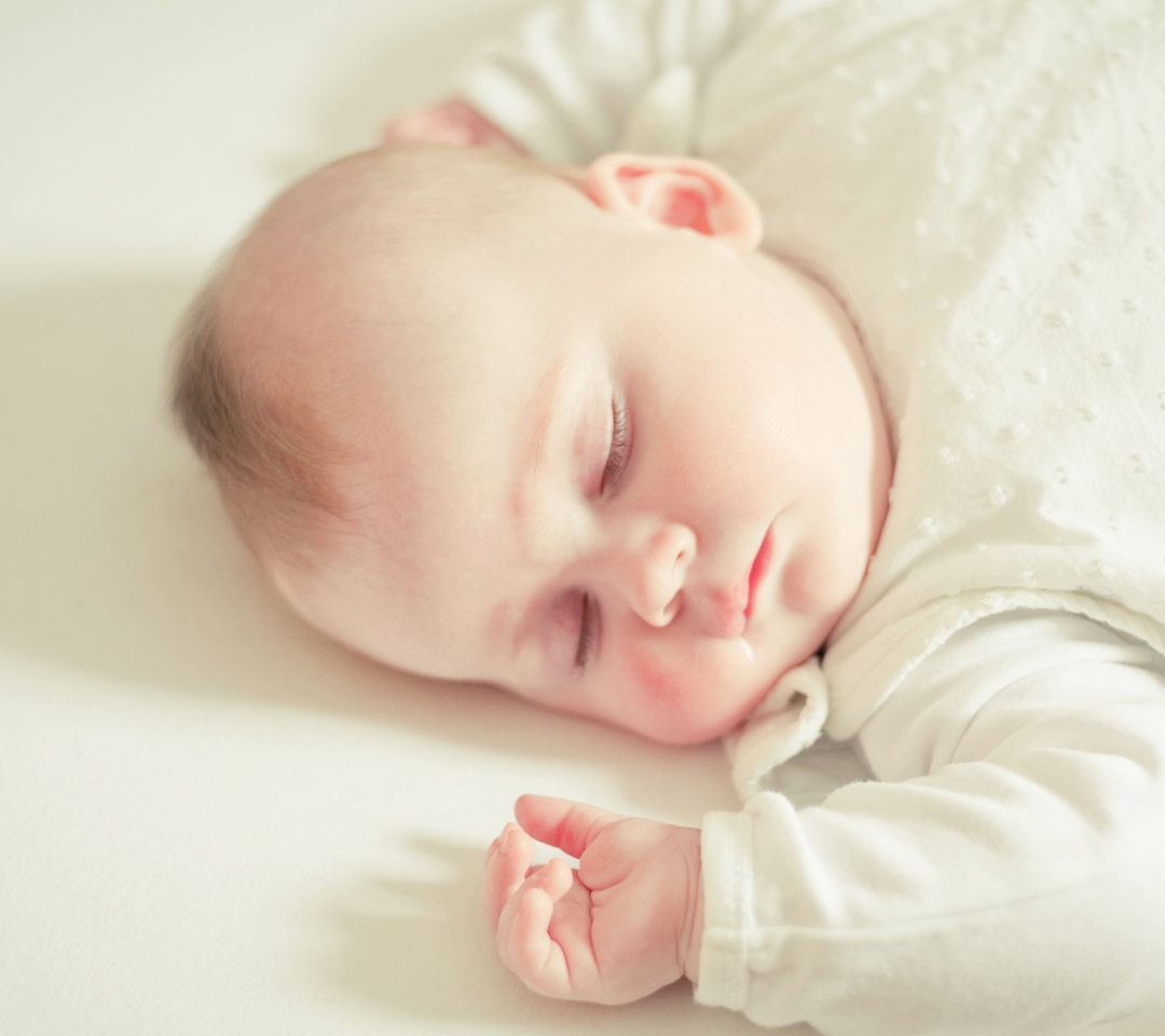 Das Cute Sleeping Baby Wallpaper 1080x960