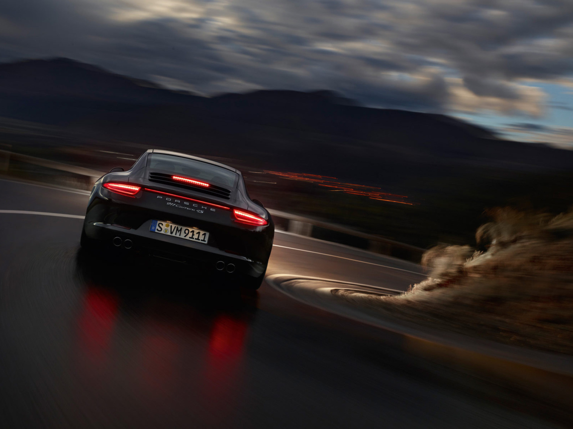 Screenshot №1 pro téma Porsche Carrera 4 Night Drive 1152x864