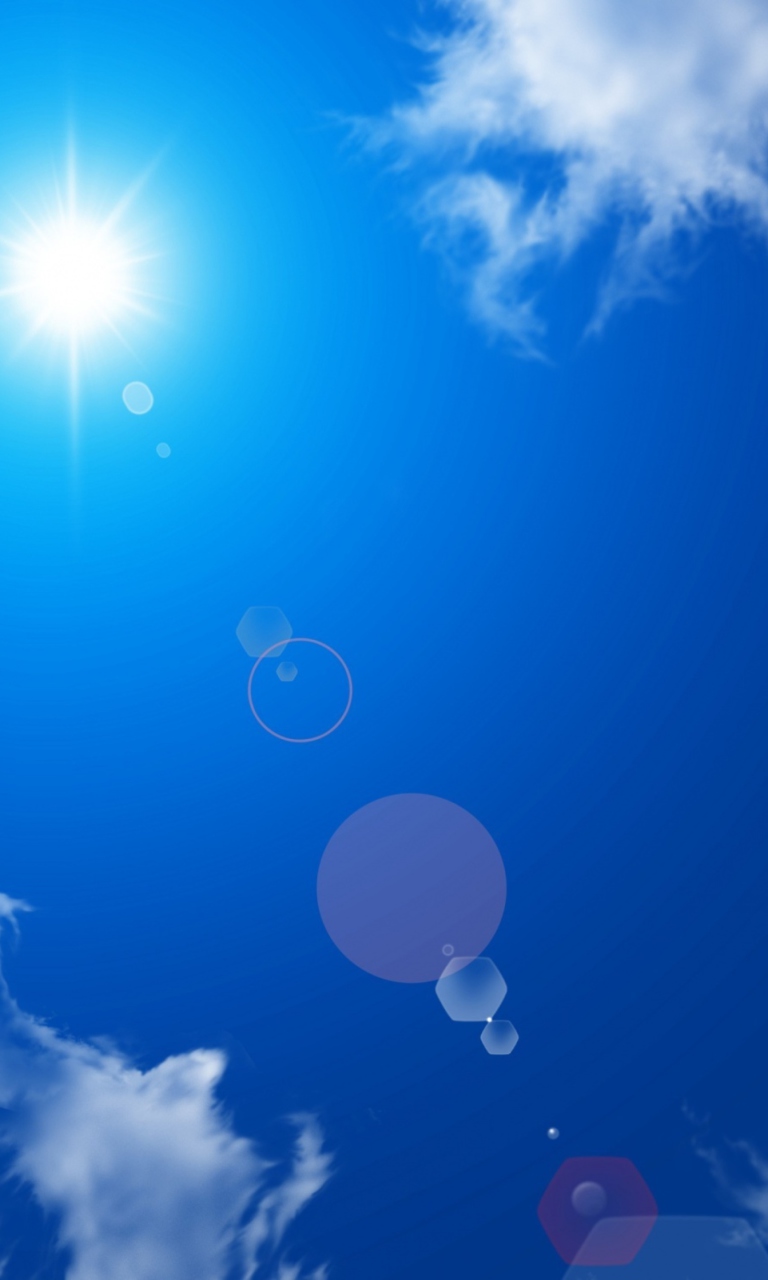 Screenshot №1 pro téma Summer Sky 768x1280