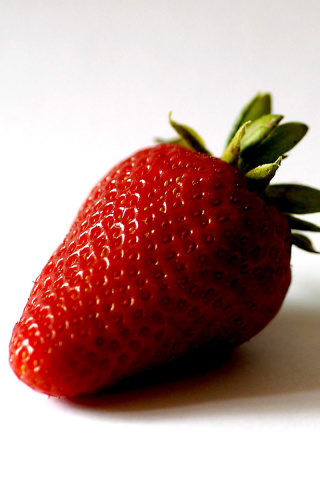 Strawberry 3D Wallpaper wallpaper 320x480