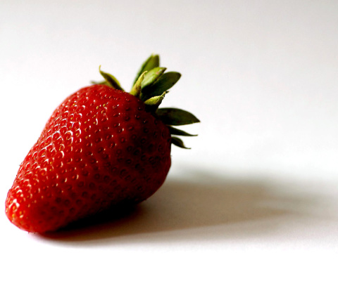 Обои Strawberry 3D Wallpaper 480x400