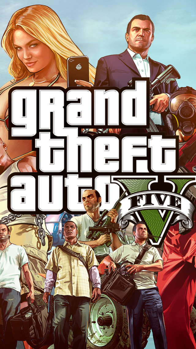 Grand Theft Auto 5 wallpaper 640x1136