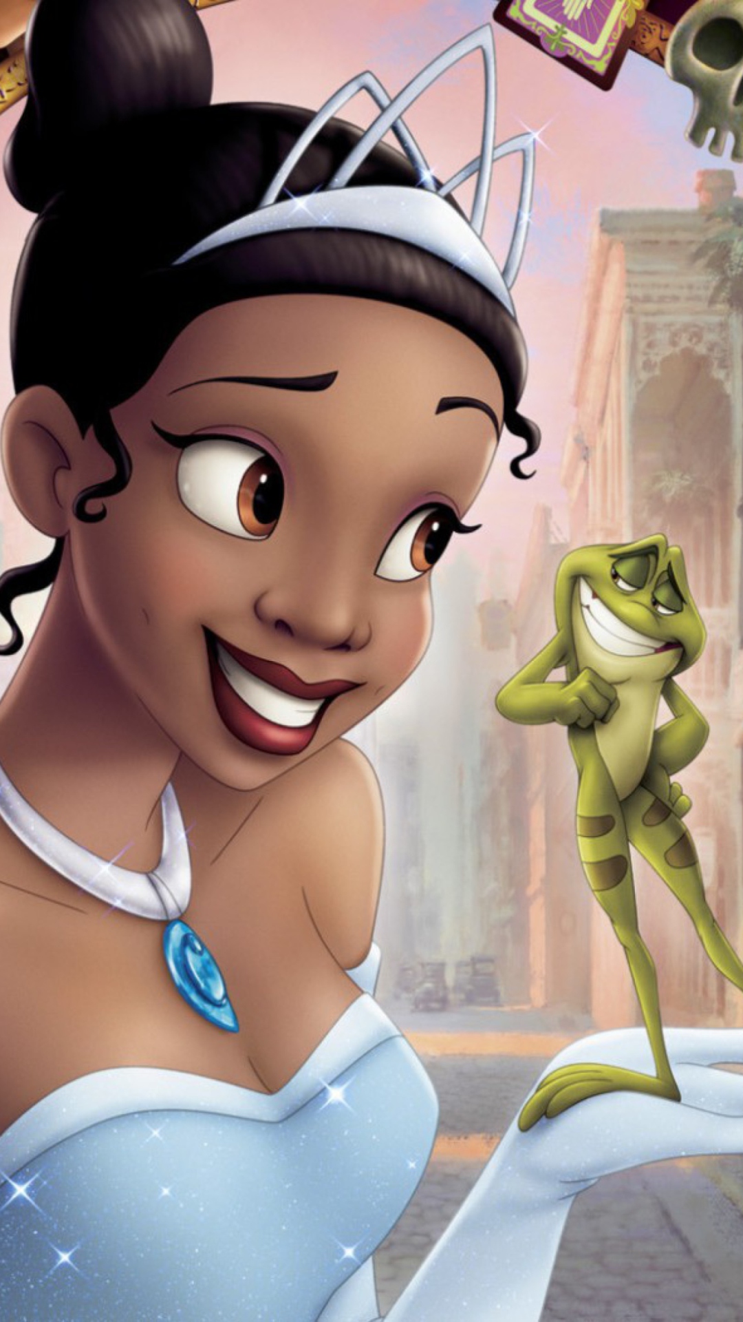Обои Princess And Frog 1080x1920