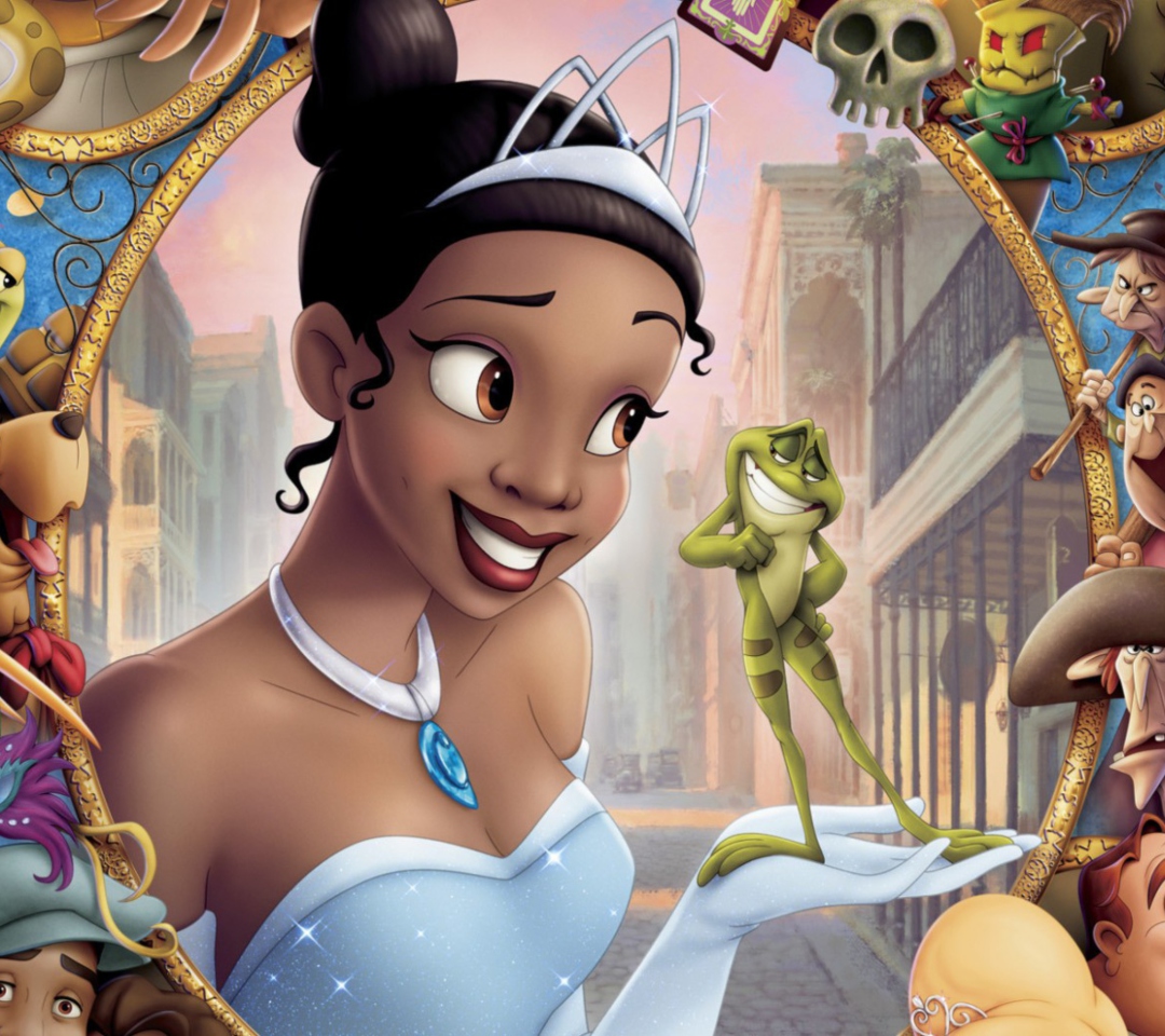 Das Princess And Frog Wallpaper 1080x960