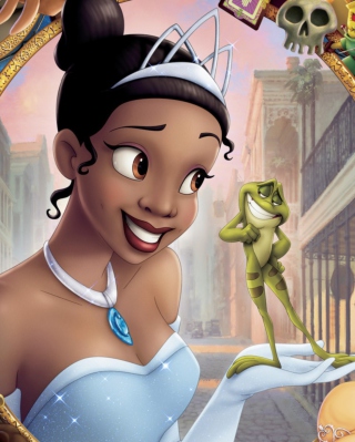 Princess And Frog - Obrázkek zdarma pro iPhone 6 Plus