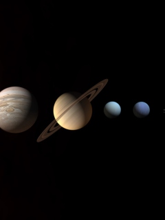 Planets And Space wallpaper 240x320