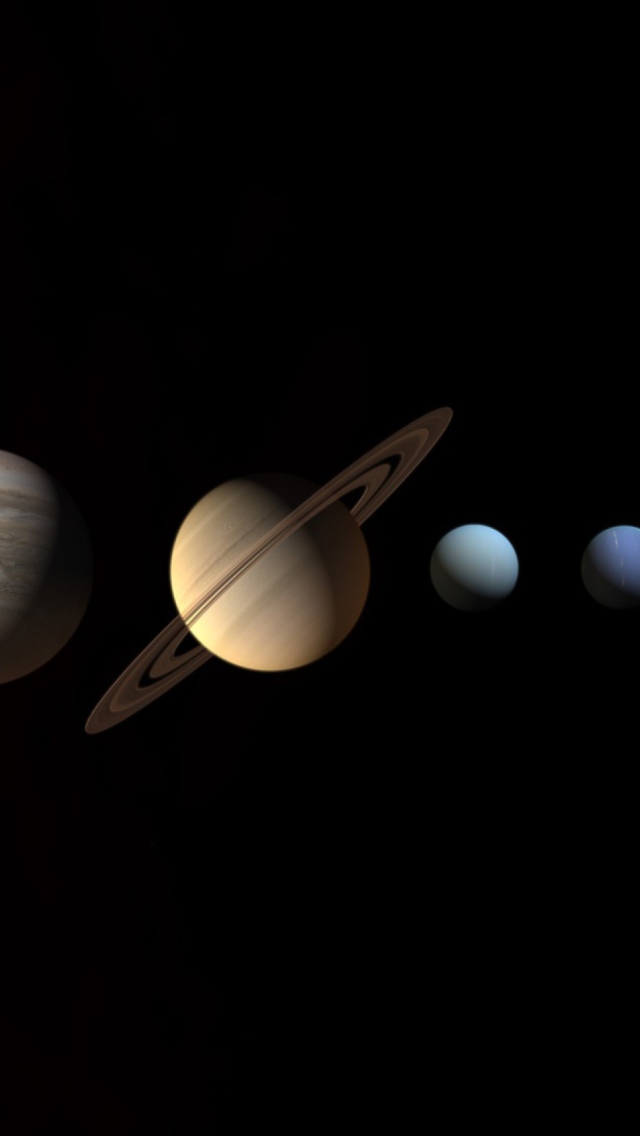 Planets And Space wallpaper 640x1136