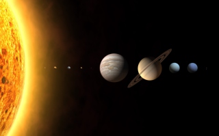Planets And Space - Obrázkek zdarma 