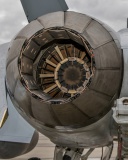 Das Military Fighter Engines Wallpaper 128x160