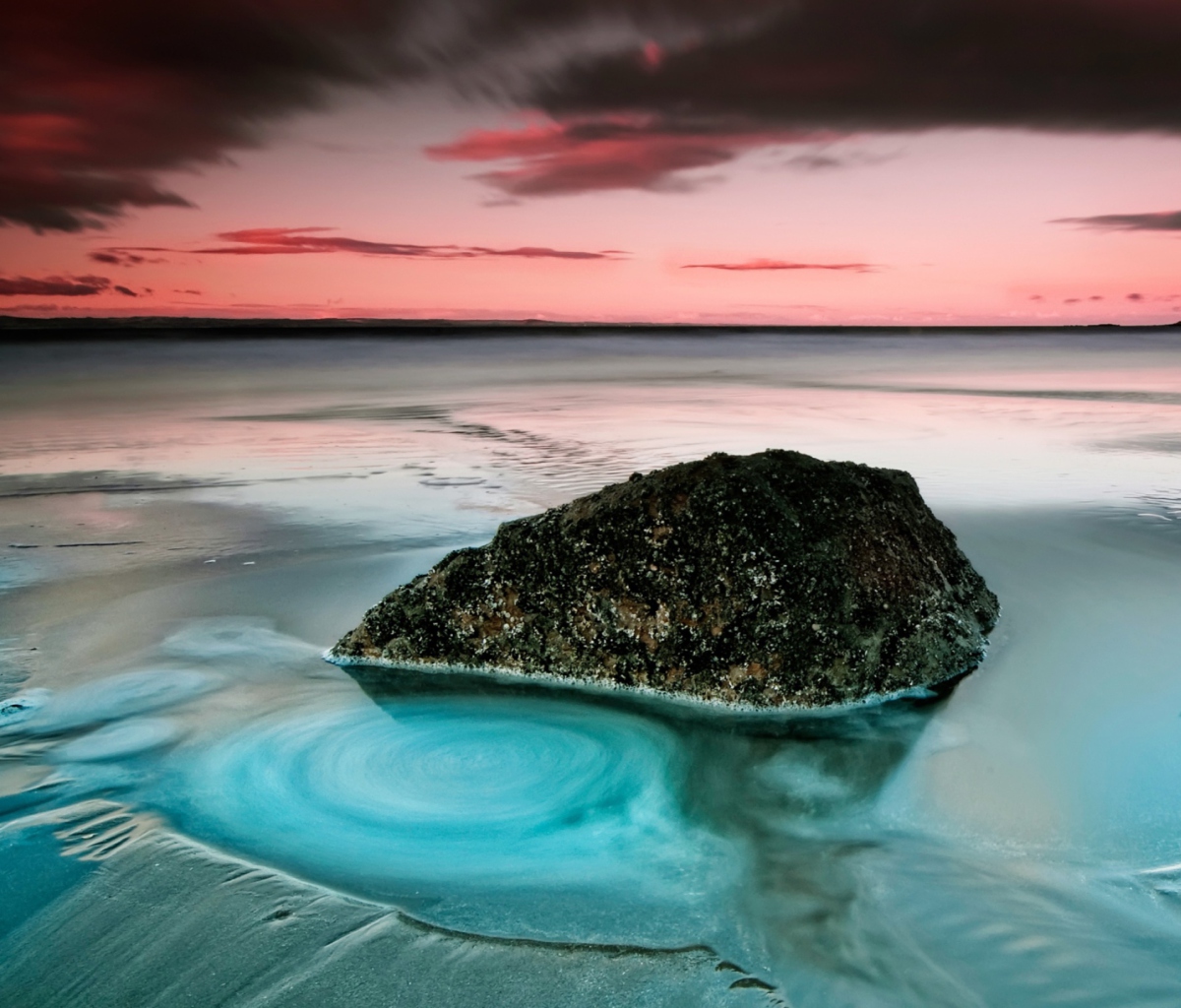 Screenshot №1 pro téma Long Exposure Beach 1200x1024