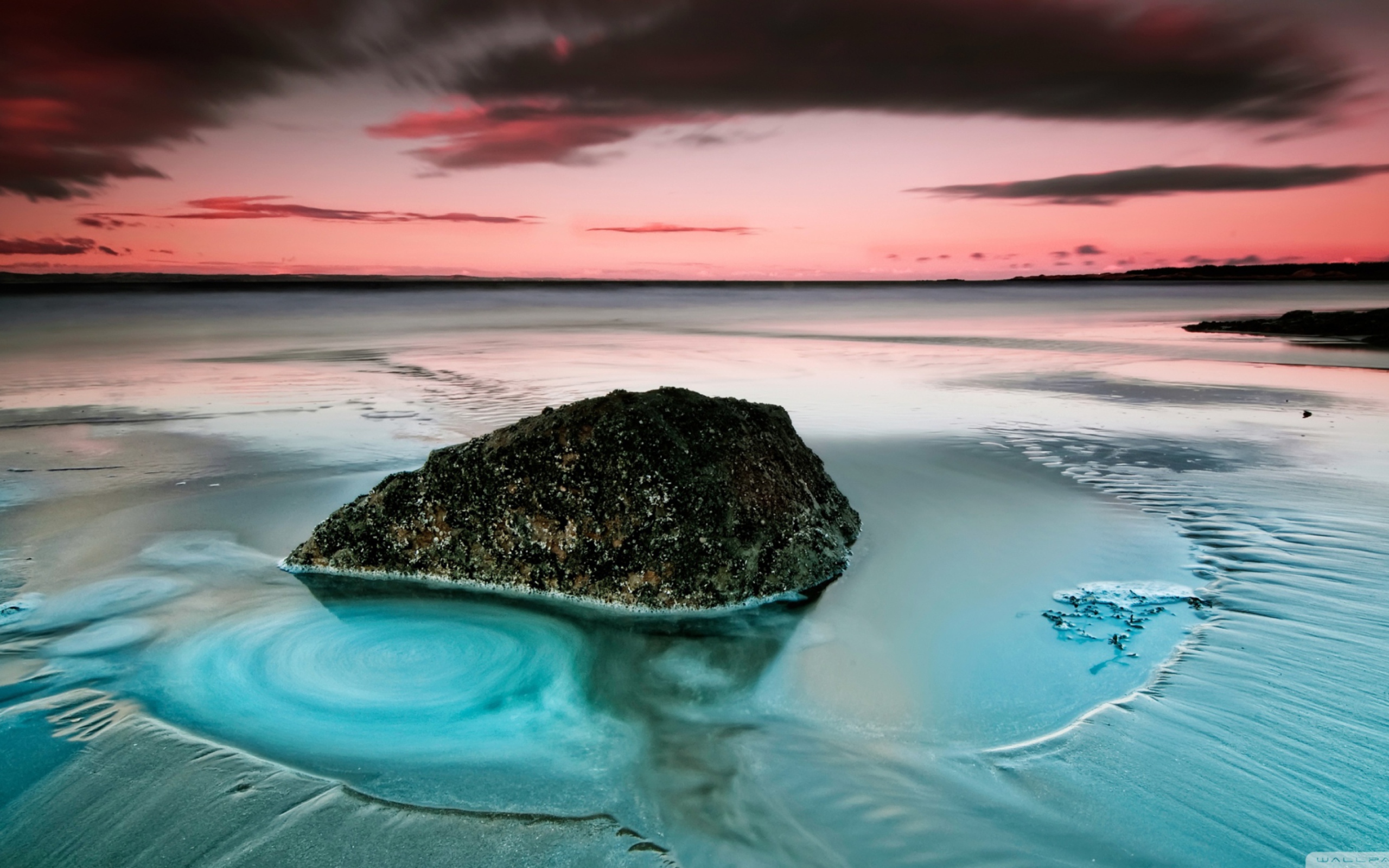 Das Long Exposure Beach Wallpaper 2560x1600