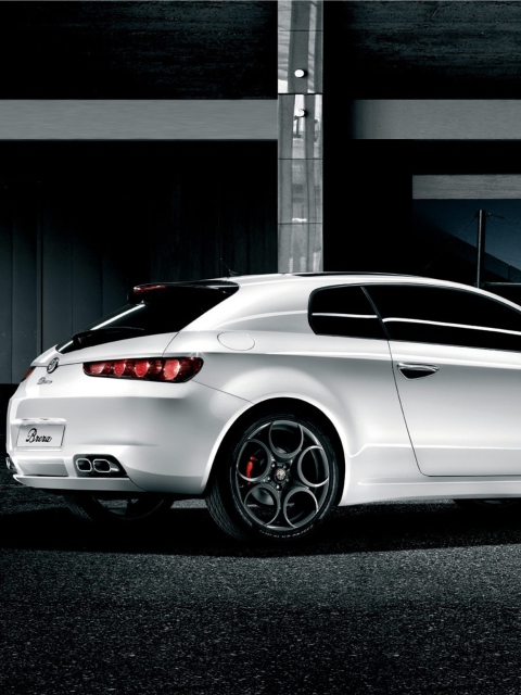 Das Alfa Romeo Brera Wallpaper 480x640