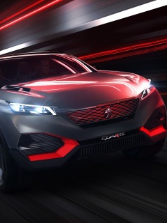 Sfondi Peugeot Quartz Concept Cars 240x320