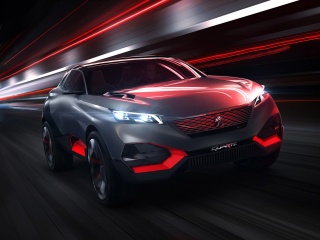 Screenshot №1 pro téma Peugeot Quartz Concept Cars 320x240